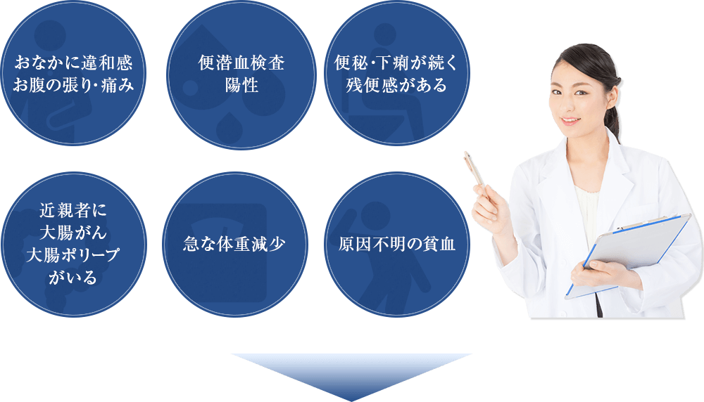 おなかに違和感など